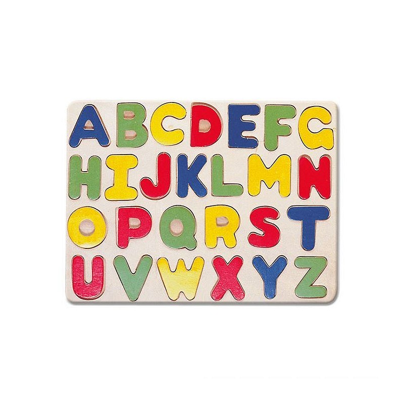 BINO Wooden Puzzle ABC 36m+ 88045