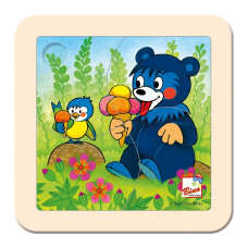 BINO wooden puzzle Baribal 10m+ 13202