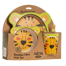 ADORA bamboo tableware set Tiger, 80028