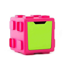 Chillafish BOX multifunctional box for toys, CPCB01PIL, pink / green