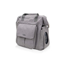 BBLUV Metrö Convertible diaper bag Heather Grey B0131