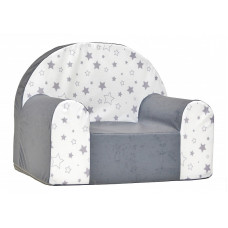 WELOX MAXX children's chair, grey/white-Stars V2 A39