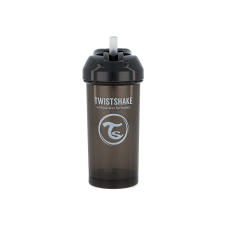 Twistshake Straw Cup 360ml 6+m Black