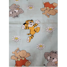 URGA Bed line of 3 parts 135x100cm, SAFARI ANIMALS&DAISIES SALE