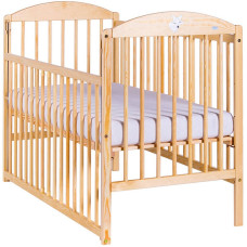 DREWEX LISEK cot with drop side 120x60см, pine