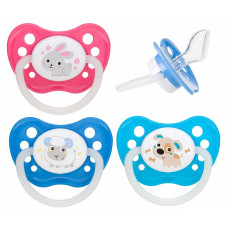 CANPOL BABIES silicone pacifier orthodontic shape Bunny & Company 6-18m 23/272