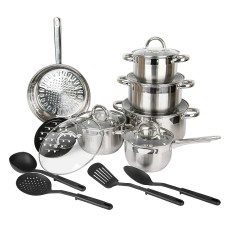 MPORT 12-piece pot set Eiger & Konig with accessories EK964