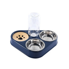 Pet food bowl with water bottle, 0.5L