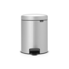 BRABANTIA Pedal Bin NewIcon, 5 l, Metallic Grey