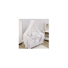 BABY MATEX Bed linen BIANCO WOOL - 3 items