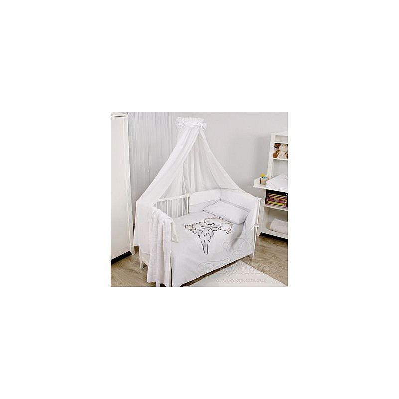 BABY MATEX Bed linen BIANCO WOOL - 3 items