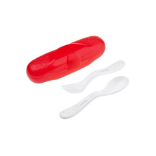 AKUKU Cutlery A0435 red/white