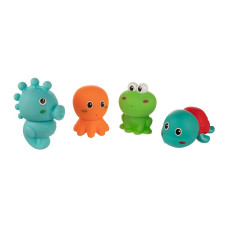 CANPOL BABIES Set of Creative Bath Toys 4 pcs OCEAN 6+ mēn. 79/105