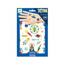 DJECO Set of tattoos Space Oddity, DJ09590