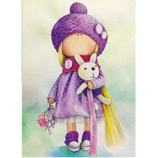 TSVETNOY Diamond painting 30x40cm Betty Doll, LE047e