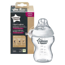 TOMMEE TIPPEE Closer to nature Easi-Vent Feeding Bottle 260ml 0m + 1pc. 42250070