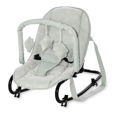 LORELLI ELIZA LUXE Baby Rocker 0m+ FROSTY GREEN STARS