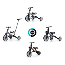 MILLY MALLY OPTIMUS PLUS Tricycle 4in1 Grey