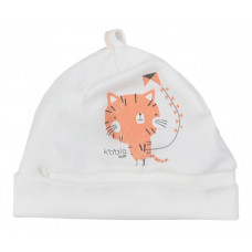 KOALA TASMANIA newborn cap 68 size, 08-643 ecru