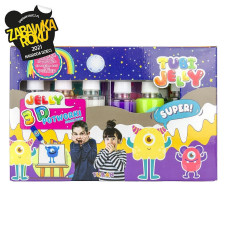 Tubi Jelly set with 6 colours - Monsters