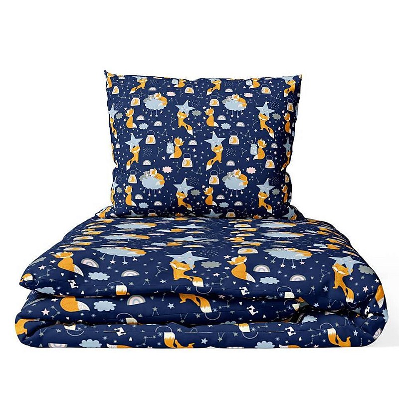 ANKRAS FOX IN THE NIGHT bedding set of 2 pieces 135x100cm