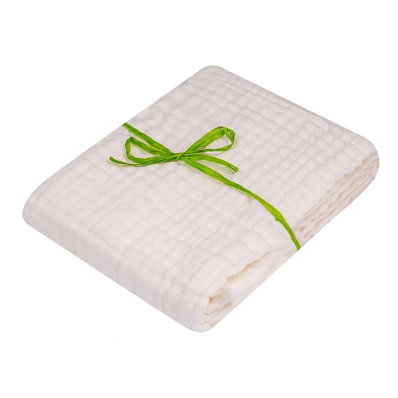 DUET BABY EASY CARE  Muslin blanket 90x95cm 711 white (747116)