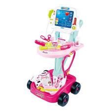 MPORT Toy doctor's set for children - pink