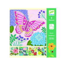 DJECO Stencils - Garden wings 5pcs., DJ08816