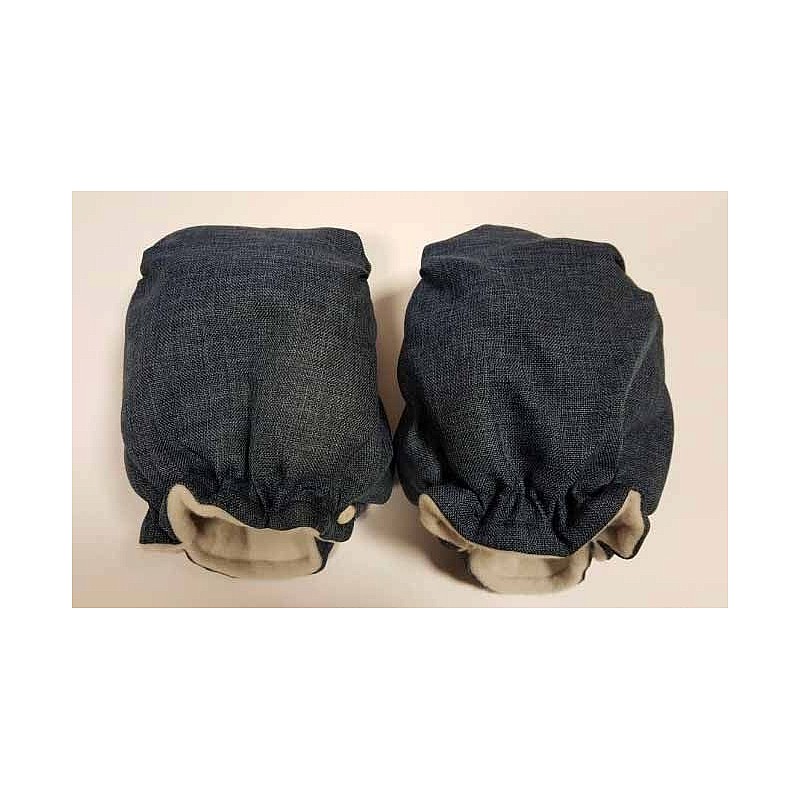 TAKO Gloves for stroller, dark blue (linen)