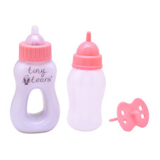 TINY TEARS doll accessory set, pacifier and bottles, 11122