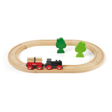 BRIO A small freight train with a wagon for forestry, 33042