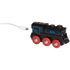 BRIO RAILWAY rechargeable train with micro USB cable, 33599