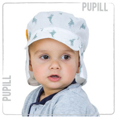 PUPILL GIRAFO cepure 50-52 izmērs, WHITE/BLUE