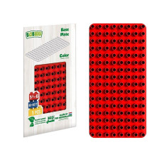 BiOBUDDi base plate 1pcs., BB-0017 Red