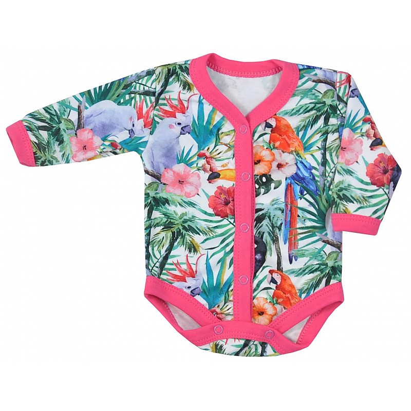 KOALA MADAGASKAR body with long sleeves 56 size 08-282 pink