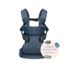 BABYBJORN ONE Cotton Mix baby carrier CLASSIC DENIM / MIDNIGHT BLUE