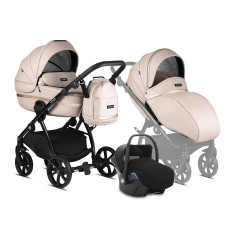 TUTIS UNO3+ Leather Edition universal stroller 3in1, 197 Peach