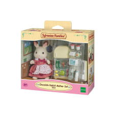 SYLVANIAN FAMILIES Chocolate rabbit mother with refrigerator