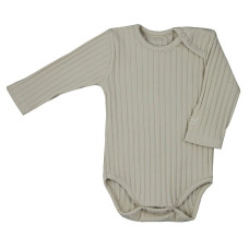 KOALA BAMBINI body with long sleeves 62 size 10-619 beige