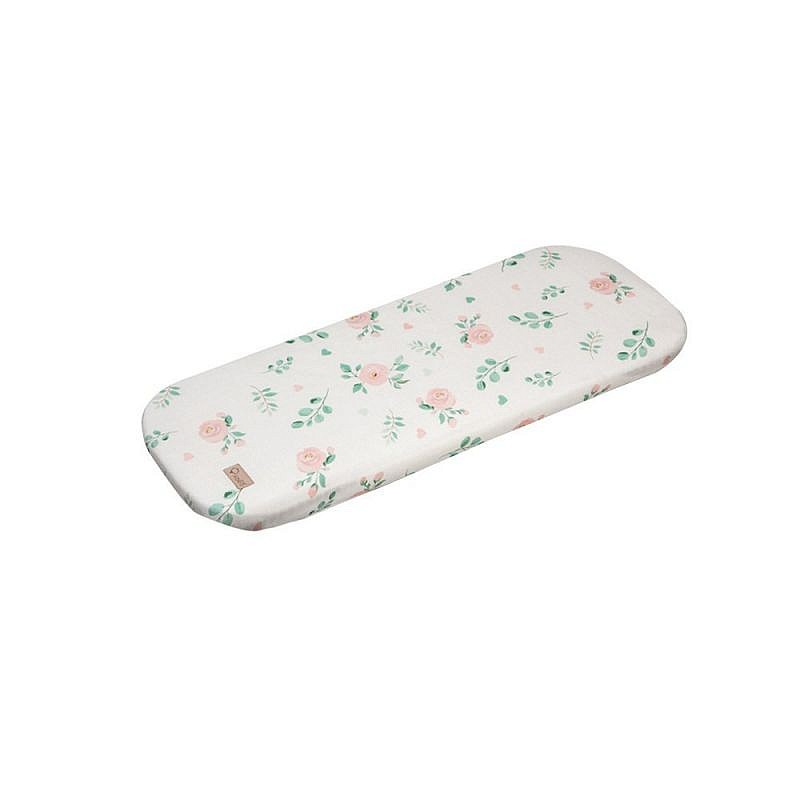 KLUPS Albero Mio Nature & Love muslin sheet for carriage on an elastic band 30x80sm, 2-pak Rose N001 PFLN00130X80