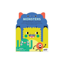 Monsters Coloring Book and Stickers