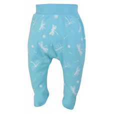 KOALA WAZKA baby pants with feet 68 size, 08-335 blue