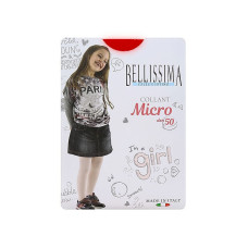 BELLISSIMA Tights for girls MICRO 50 rosso 4 - 116 cm