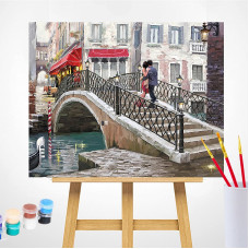 TSVETNOY Painting set by numbers 40x50cm City Bridge, MG2205e