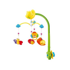 CANPOL BABIES Musical roundabout with plastic toys Spring meadow 9/932