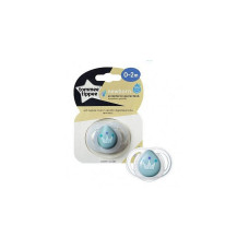 TOMMEE TIPPEE NEWBORN silicone pacifier orthodontic shape 0-2m 1pc. BOY