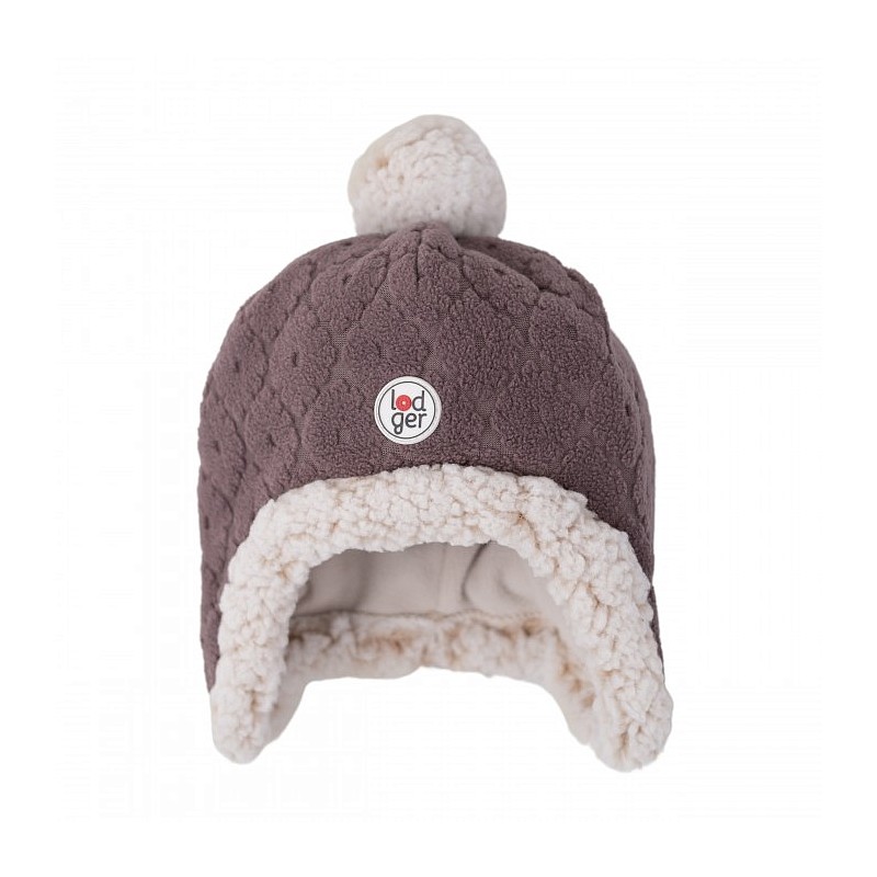 LODGER HATTER FOLKLORE Fleece hat MAUVE, 12-24M HT 330