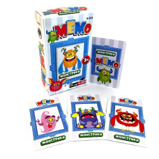 PLAYLAND card game Memo. Monsters, R-503