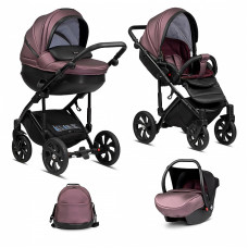 TUTIS MIMI STYLE Luxury universal carriage 3in1, 287 DARK PLUM