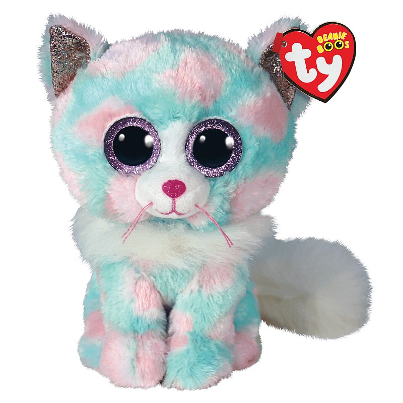 TY Beanie Boos Toy 15cm OPAL - PASTEL CAT TY36376